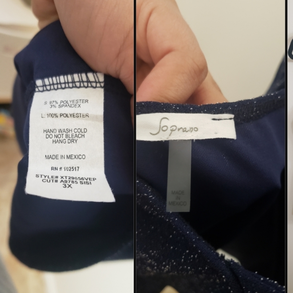 Soprano size 3X tank top